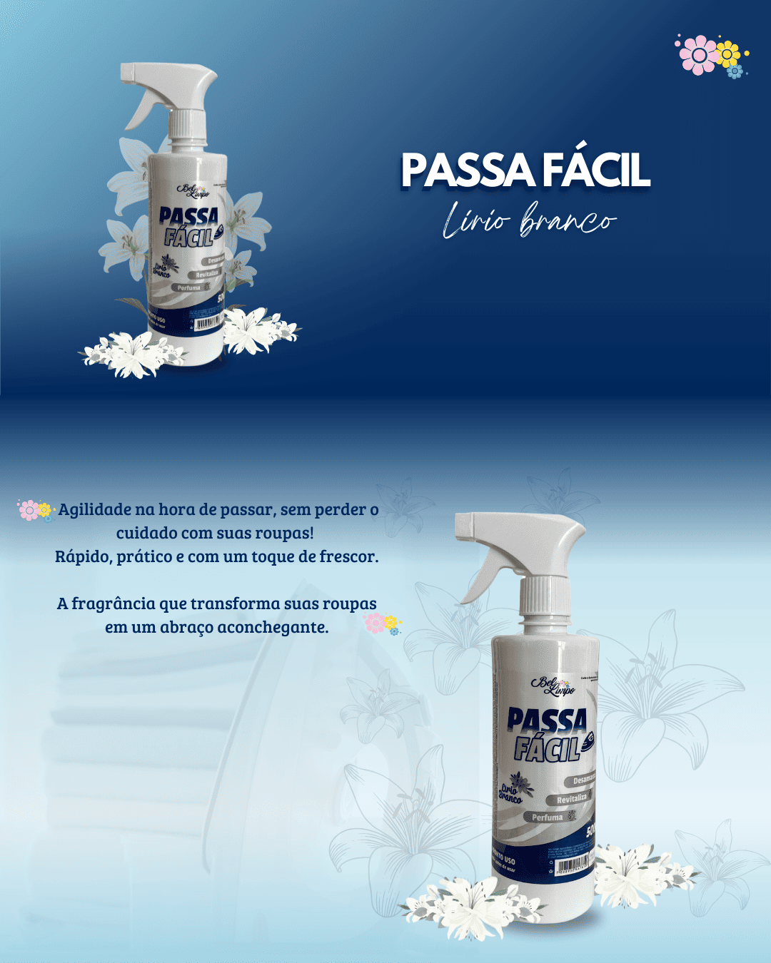 Banner Mobile Passa Fácil Lirio Branco Home