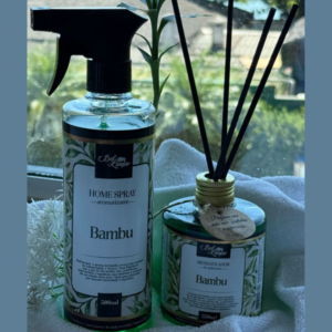 Kit Home Spray e Aromatizador de Varetas Bambu